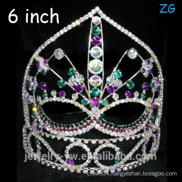 Custom Made Tiara Colored Rhinestone Crystal Crown Tiara